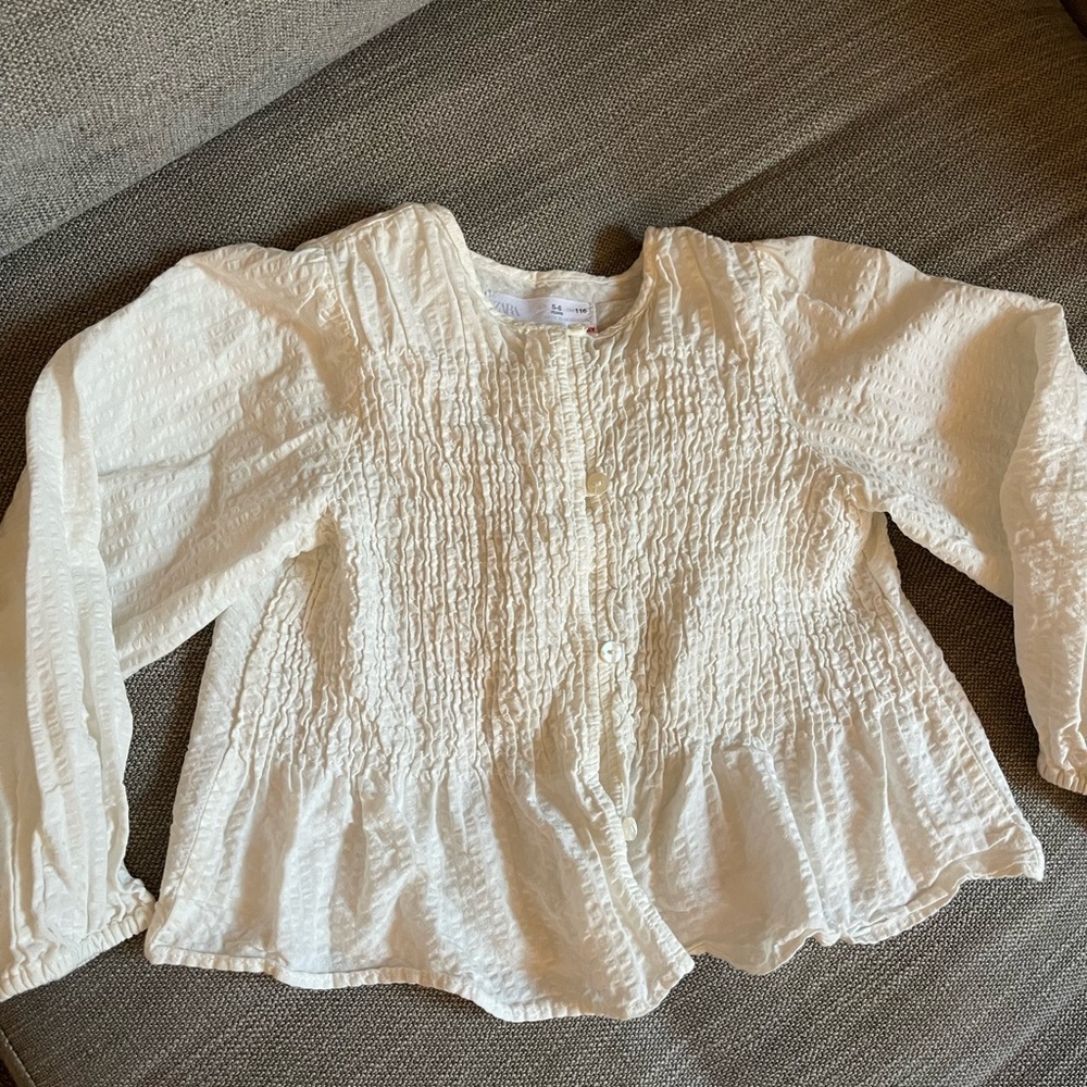 Zara-  Girls Button-Up Shirt